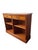 Vintage English Yew Wood Low Bookcase or Sideboard For Sale - Image 3 of 5