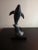 Plastic 1980s Solid Resin Dolphin on Wave Figurine Statue on Pedestal For Sale - Image 7 of 7