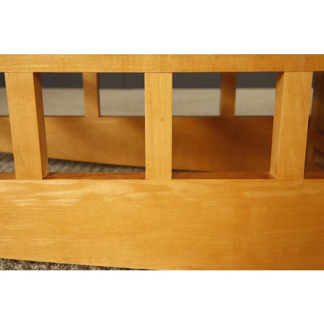 Richard Meier for Knoll International Architectural Rocking Chaise, 1982, Signed For Sale - Image 16 of 18