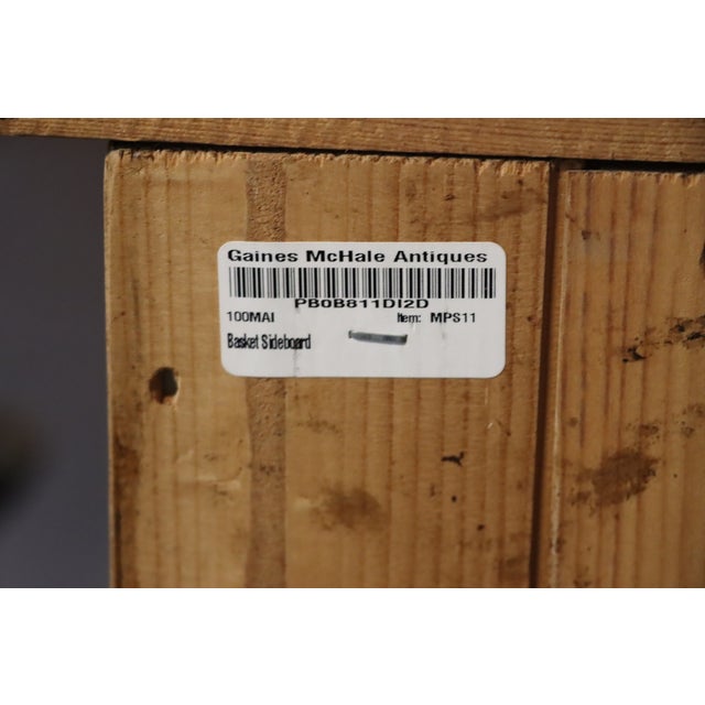 Giants McHale Pine Basket Sideboard For Sale - Image 14 of 14