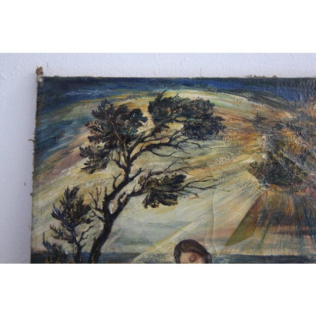 Anton Rausch, Madonna with Child, 1920s-1940s, Oil on Canvas For Sale - Image 8 of 18