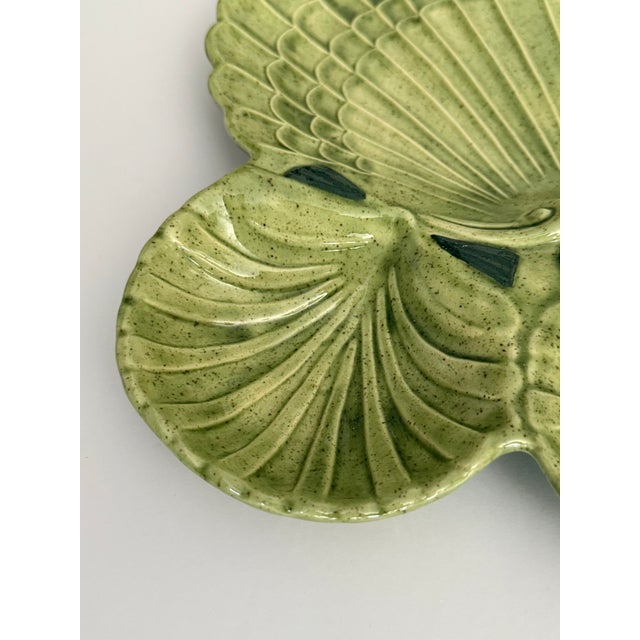 Vintage Shell Ceramic Serving Platter For Sale In New York - Image 6 of 7