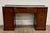 Chippendale Vintage Chippendale Style Galleried Mahogany Sideboard Buffet Console Desk For Sale - Image 3 of 17