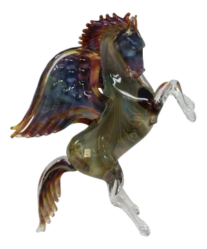 Murano Glass Pegasus Horse by Oscar Zanetti