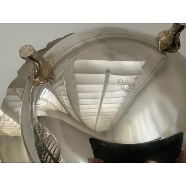 1970s Oneida Silverplate Chaffing Dish For Sale - Image 9 of 11
