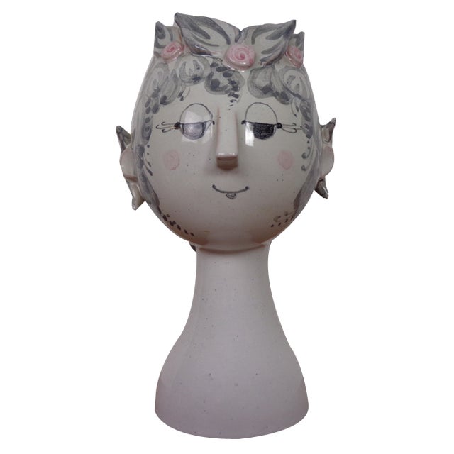 Ceramic Titania Vase by Bjørn Wiinblad for Illums Bolighus, 1960s For Sale