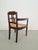 1920s Art Nouveau Deco Armchair in Rattan Webbing, Oak and Copper, 1920s For Sale - Image 5 of 9