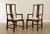 Asian Martin Industries Vintage Pair Asian Yoke Back Armchairs For Sale - Image 3 of 13