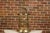 French Midcentury Brass Circular Birdcage with Decorative Bird For Sale - Image 10 of 11