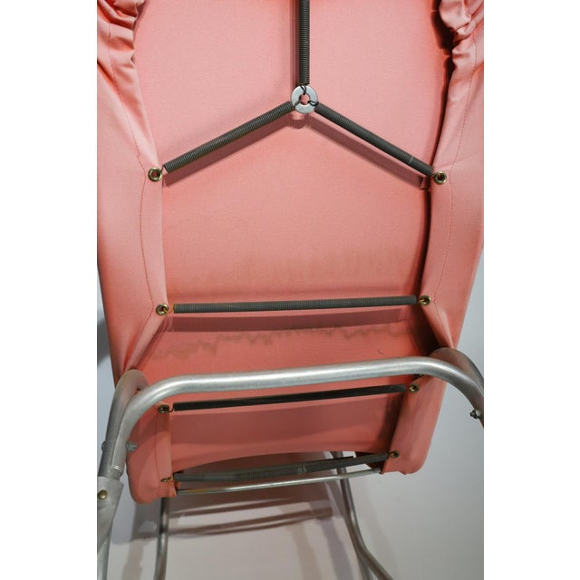 Orange 1940s Barwa Lounge Chair Attributed to Edgar Bartolucci For Sale - Image 8 of 16