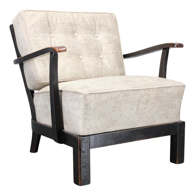 Czechoslovakian Armchair from Thonet, 1940s For Sale