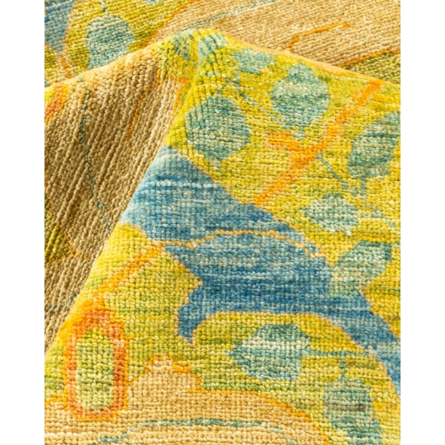 Textile Arts & Crafts, One-of-a-Kind Hand-Knotted Area Rug - Light Blue, 11' 10" x 17' 2" For Sale - Image 7 of 8