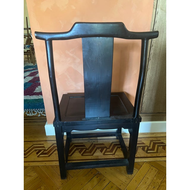 Beautiful set of 10 antique / mid-century yoke back solid rosewood lacquer chairs that will elevate the style of any room....