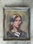Vintage Original Oil Portrait on Canvas For Sale - Image 10 of 12