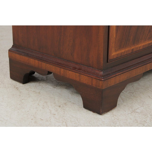 Henkel Harris Model 2303 Double Door Mahogany Display Cabinet For Sale - Image 11 of 18