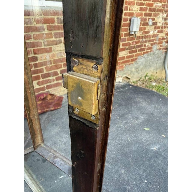 George III Style Mahogany Double Glaze Door Bookcase. 19th Century For Sale - Image 4 of 17