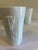 Vintage White Milk Glass Grape & Vine Tumblers, Set of 9 For Sale - Image 10 of 13
