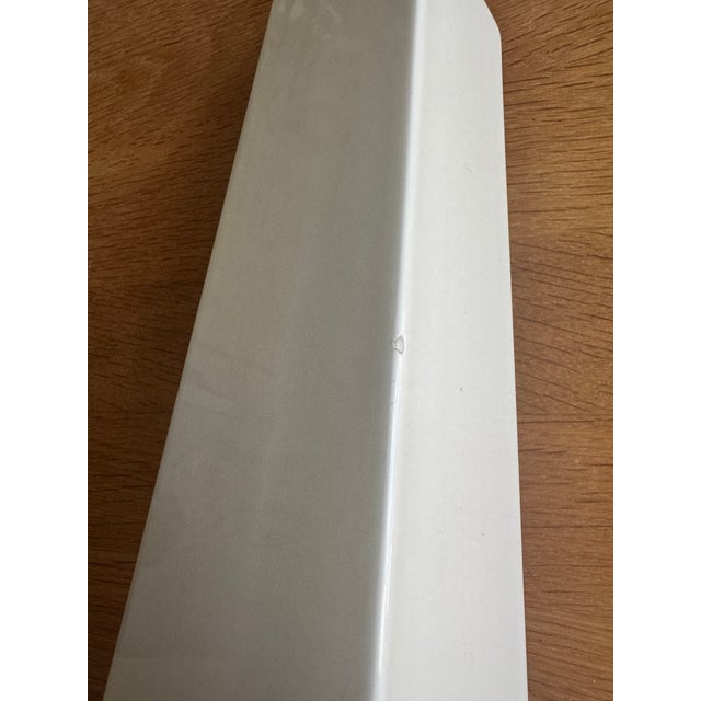 Vintage Classical Roman White Ceramic Obelisk by Fitz & Floyd For Sale - Image 9 of 10