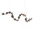 Metal Dune 16 Curve Chandelier with Metallic Tone Shades from Moss Objects For Sale - Image 7 of 7