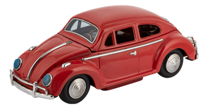 Volkswagen Beetle Model with Hidden Decanter & Shot Glasses 1950s, Set of 6