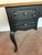 Regency Style Oak Desk with Black Patina For Sale - Image 3 of 8