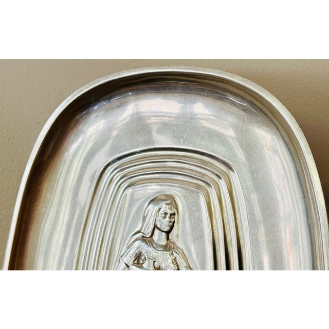 Art Deco Mid Century International Silver Company Plated Silver Tray For Sale - Image 3 of 12