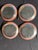 Contemporary Vintage Annieglass Roman Antique Appetizer Plates – 24k Gold Rim – Signed 1980s (Set of 4) For Sale - Image 3 of 7