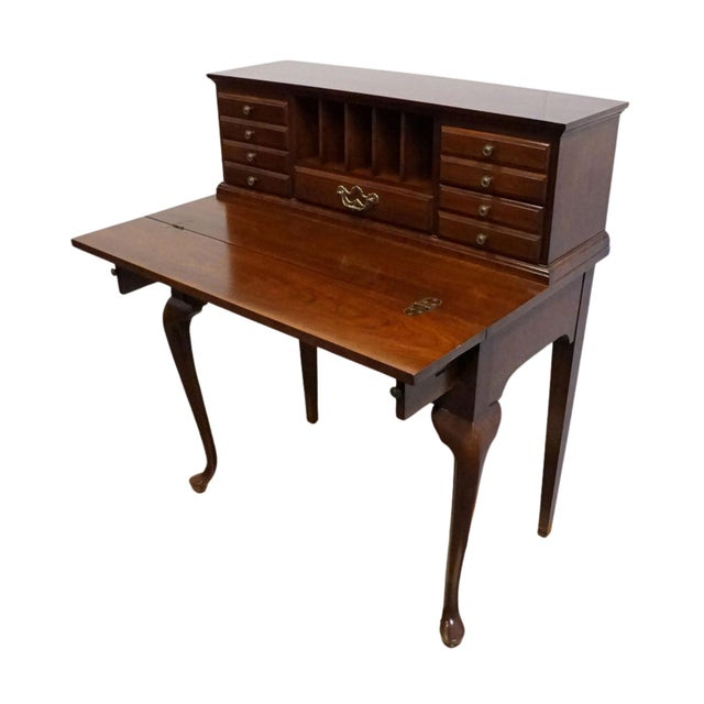 Thomasville Furniture Collector's Cherry Traditional Style 34" Secretary Desk 10131-655 For Sale In Kansas City - Image 6 of 16
