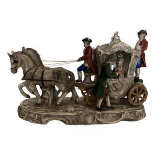 German Polychrome Porcelain Figurine Group from Sèvres, Limoges For Sale