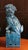 Blue Foo Dog-Shaped Bookends in Turquoise Glazed Ceramic, 1970s, Set of 2 For Sale - Image 8 of 11