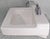 White 1963 Vintage Standard Sanitary Manufacturing Company Wall-Mounted Porcelain Sink For Sale - Image 8 of 17