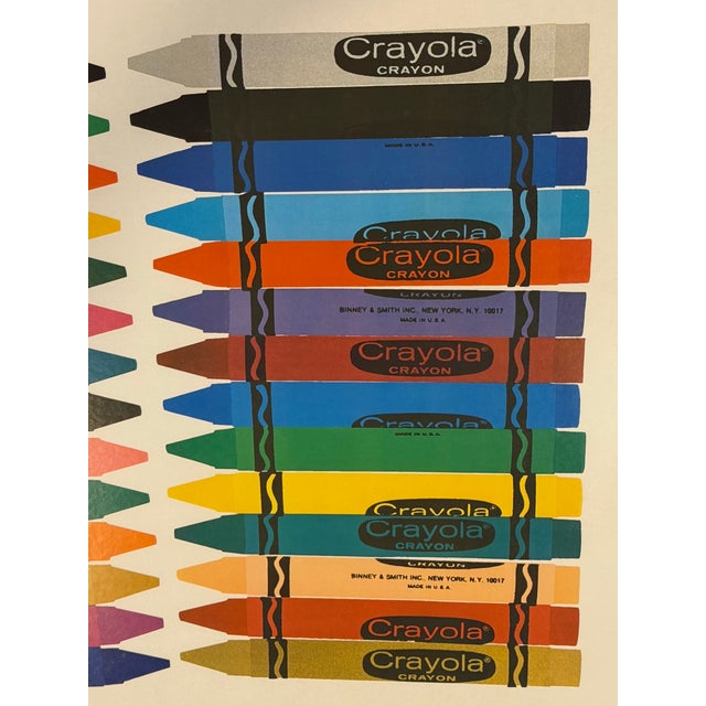 1970s Vintage Mickey Myers "Even More..."Crayola Crayon Pop-Art Poster, Framed For Sale - Image 11 of 12