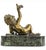 Antique Bronze Putto on Marble Base For Sale In Miami - Image 6 of 9