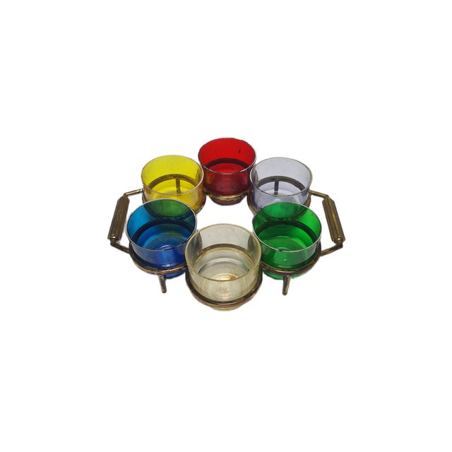 1970s Vintage Alcohol Set, Denmark, 1960s, Set of 7 For Sale - Image 5 of 9