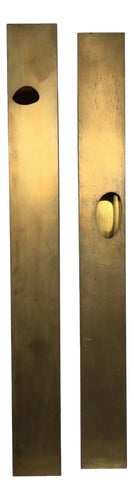 Roberto Vecchione, The Skyscrapers Abstract Sculptures, 1998, Brass, Set of 2