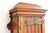 Antique Arts and Crafts European Small Wall Cabinet in Oak and Brass, 1900s For Sale - Image 3 of 16