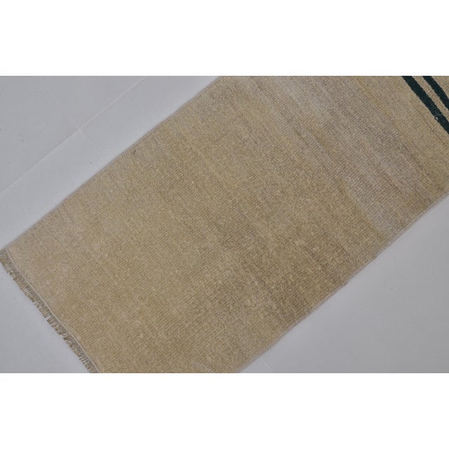 Vintage Anatolian White Hmep Rug For Sale - Image 9 of 10