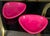 Mid-Century Modern Mid Century Italian Pink Dyed Alabaster Ashtrays Catchalls Made in Italy - A Pair For Sale - Image 3 of 8