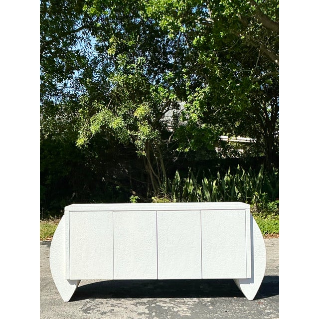 Vintage Postmodern Plaster Credenza For Sale - Image 11 of 12