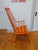 Similar to a Lena Larssen design, this brightly painted rocking chair was assembled by SK Products, Wallington, NJ from...