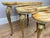 Vintage French Nested Tables in Marble, Onyx, and Brass, Set of 3 For Sale - Image 6 of 18