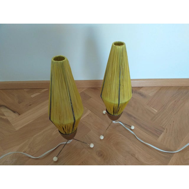 Mid-Century Rocket Table Lamps, 1960s, Set of 2 For Sale - Image 9 of 13