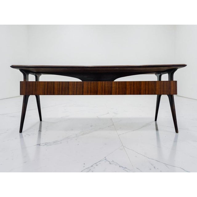 1950s Mid-Century Modern Italian Executive Desk by Vittorio Dassi, 1956 For Sale - Image 5 of 18