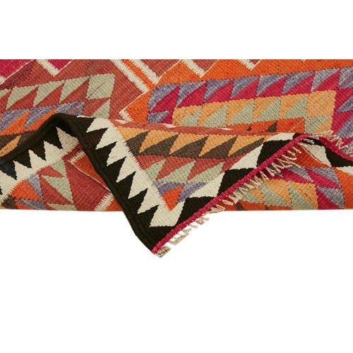 Vintage Kilim Runner Rug For Sale - Image 6 of 7