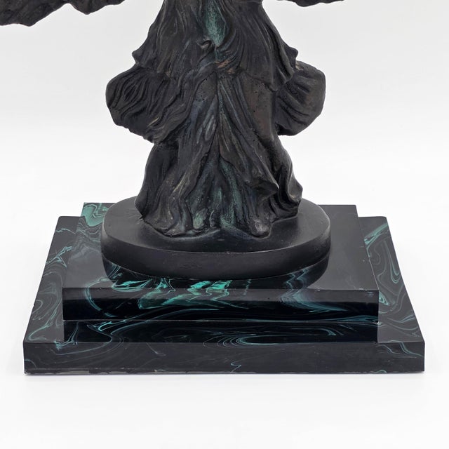 1960s Salvador Dalí Two Nikes Resin Sculpture on Marble Base For Sale - Image 10 of 11