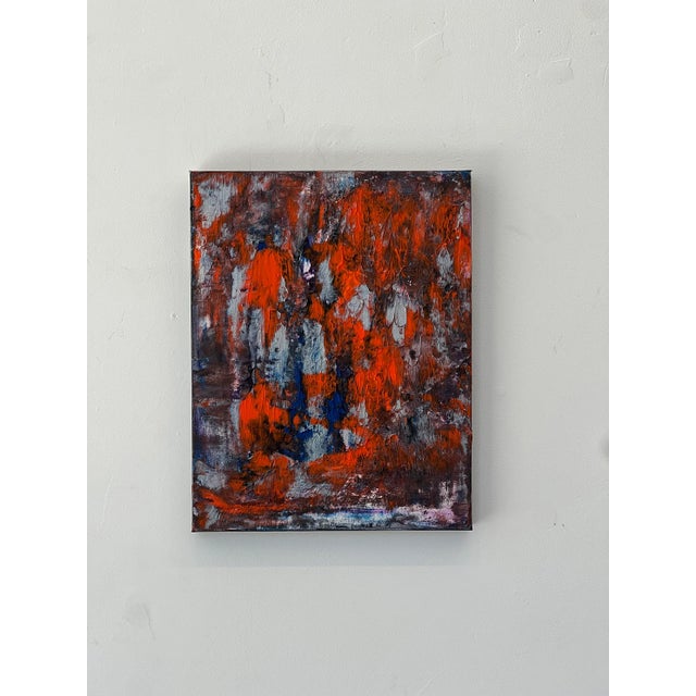Textile "It's Complicated" Contemporary Abstract Acrylic Painting by Nina Weintraub For Sale - Image 7 of 9
