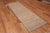 A Decorative Warm Minimalist Neutral Light Cream Color Modern Contemporary Hallway Runner Rug, Country of Origin: Central...