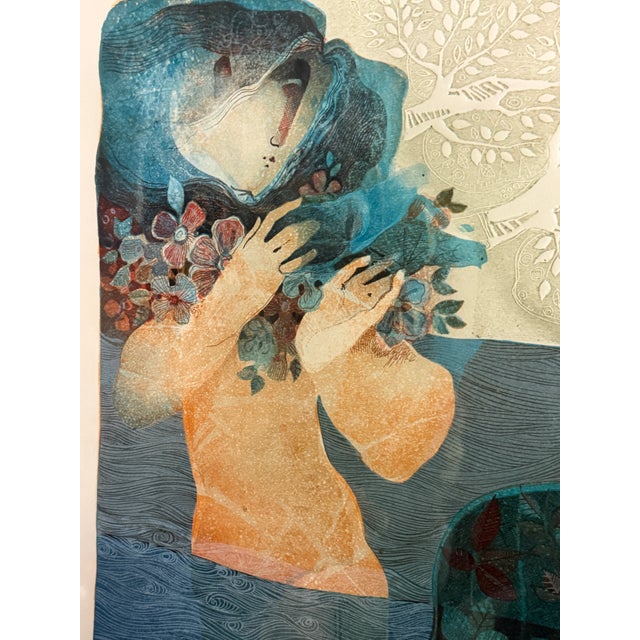 Alvar Sunol Signed and Numbered Embossed Litho ‘Sussana and the Elders’ Framed For Sale In New York - Image 6 of 12