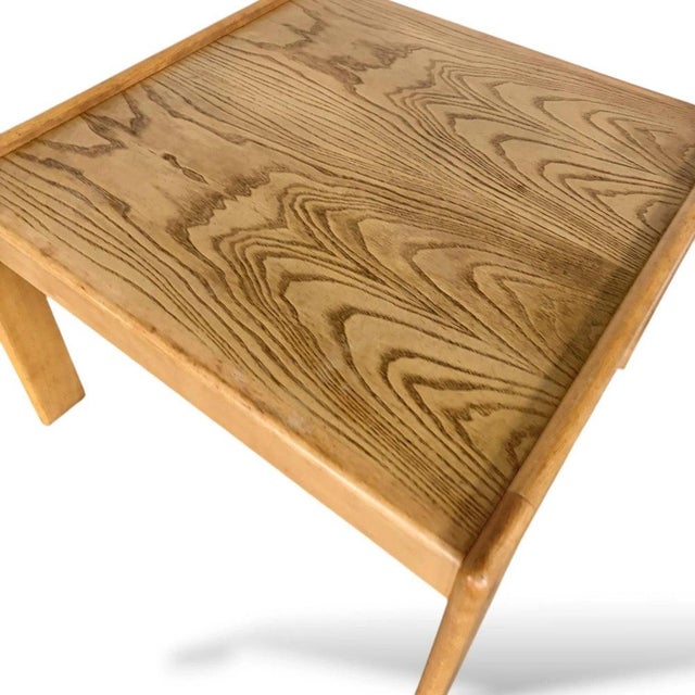 Danish Coffee Table in Beech and Oak, 1960s For Sale - Image 8 of 9