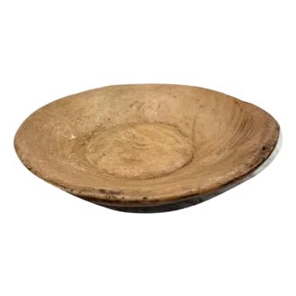 Vintage Stone Plate For Sale